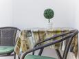Žuronja, Balcony in the studio-apartment, with a sea view and WiFi.