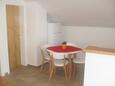 Dining room Kučište, Dining room in the apartment, (pet friendly) and WiFi.