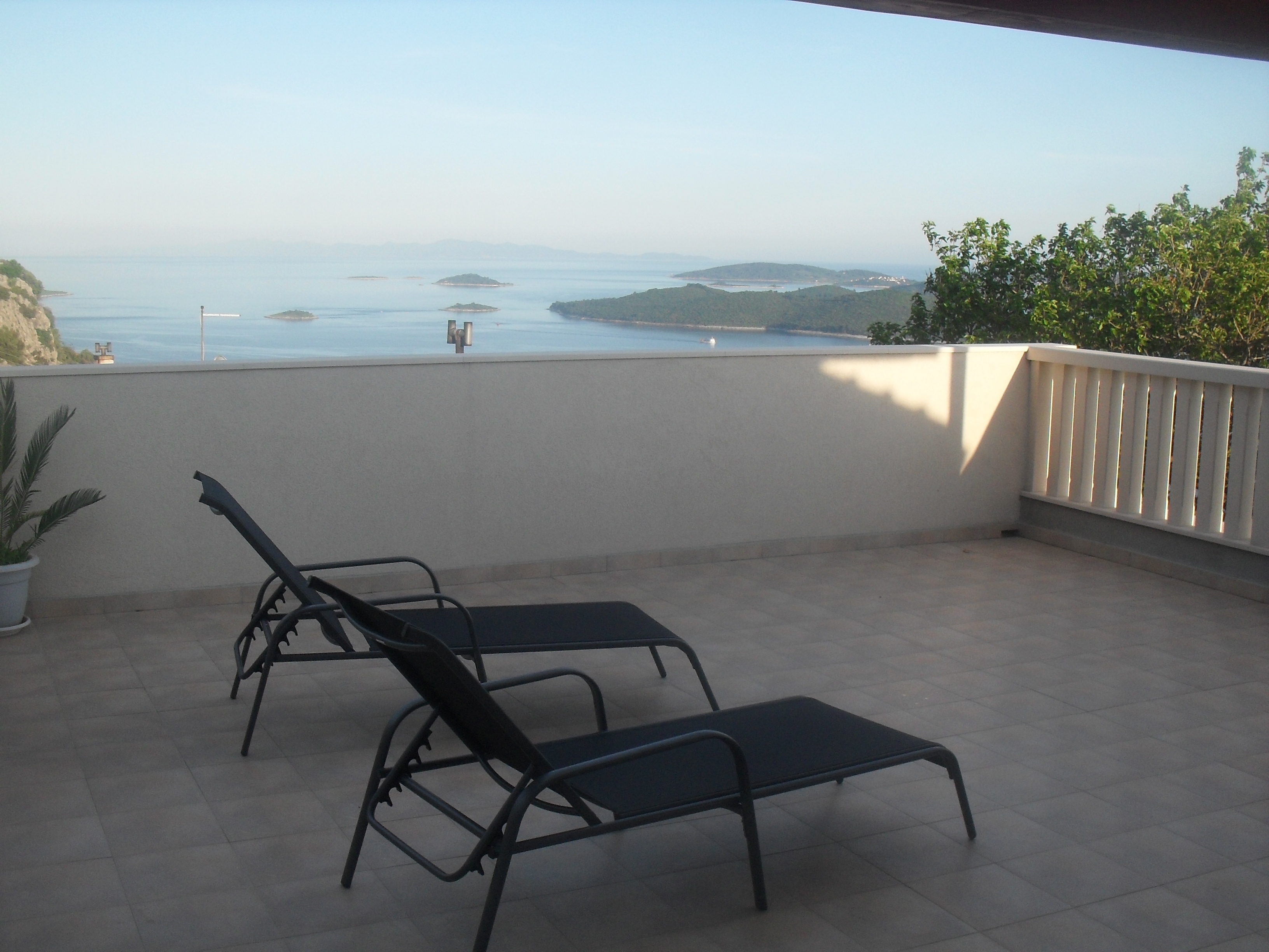 One bedroom apartment with terrace and sea view Kučište, Pelješac  A-a