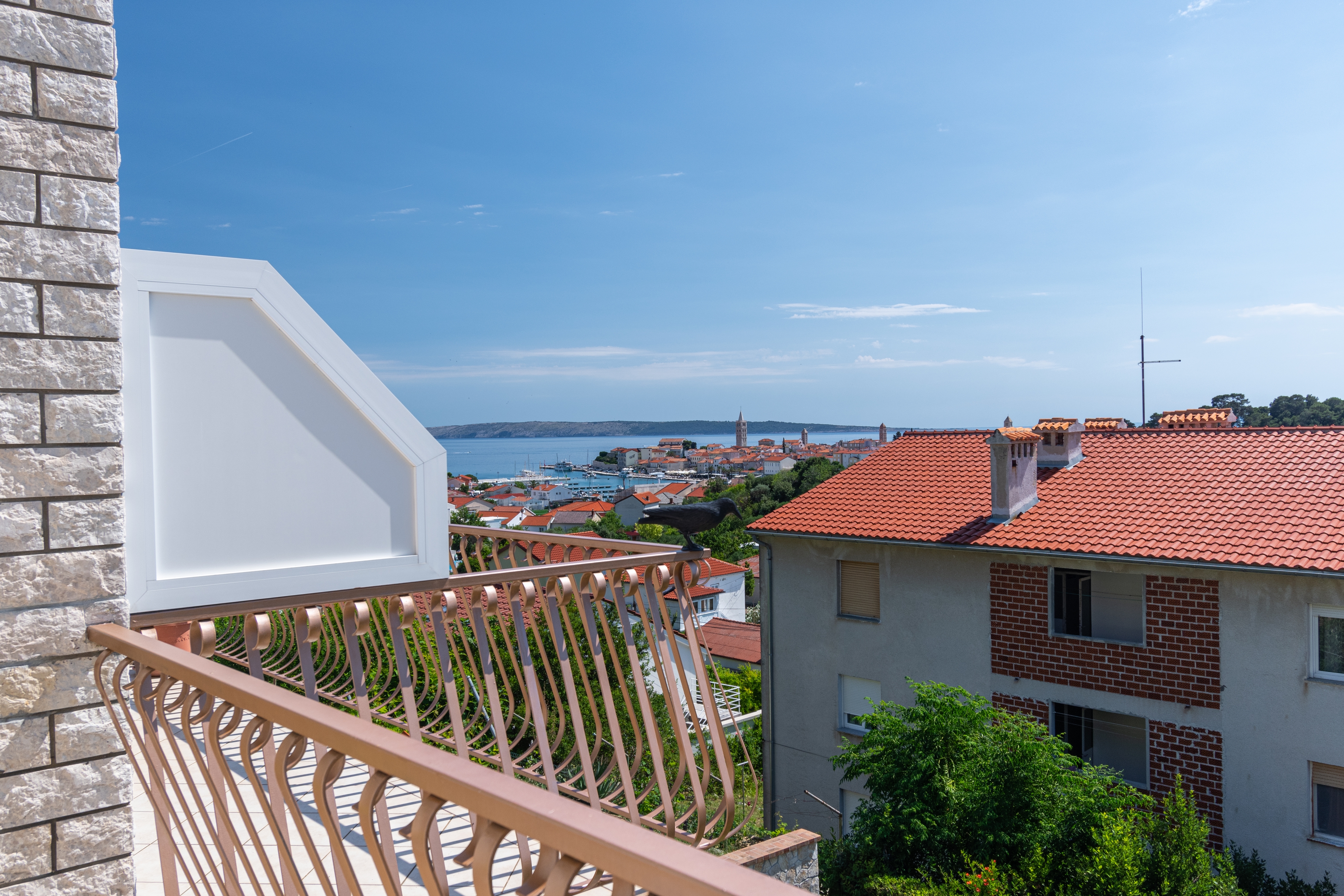 One bedroom apartment with balcony and sea view Rab  A-b