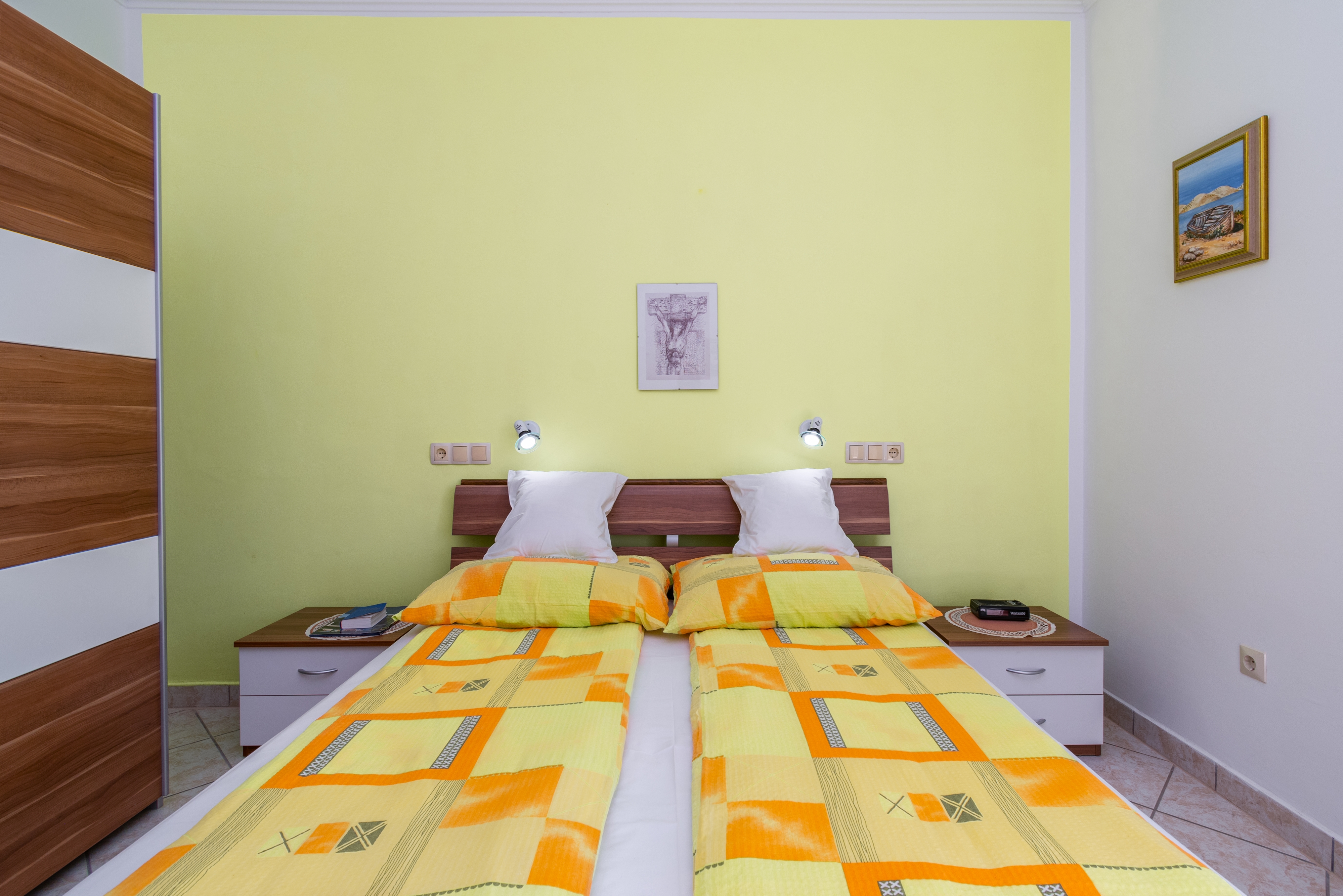 One bedroom apartment with balcony and sea view Rab  A-b