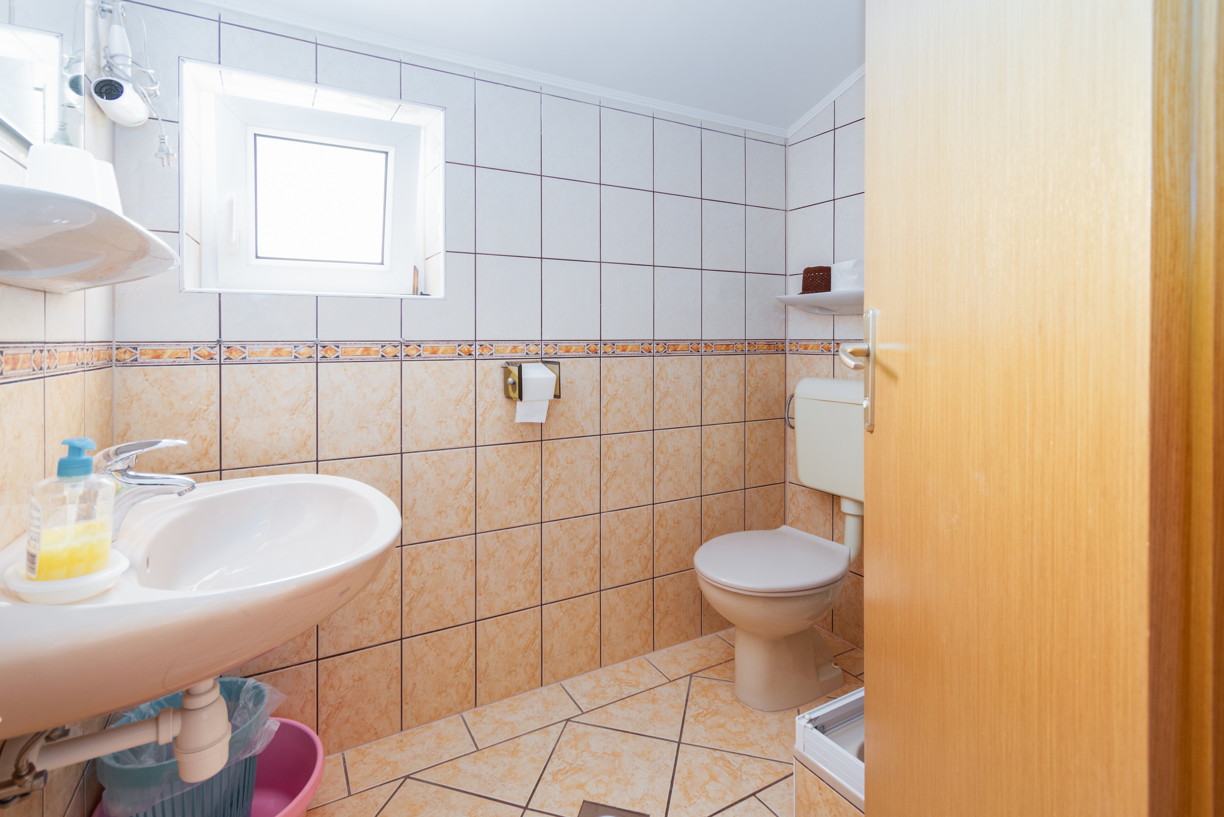 Two bedroom apartment with balcony and sea view Rab  A-c