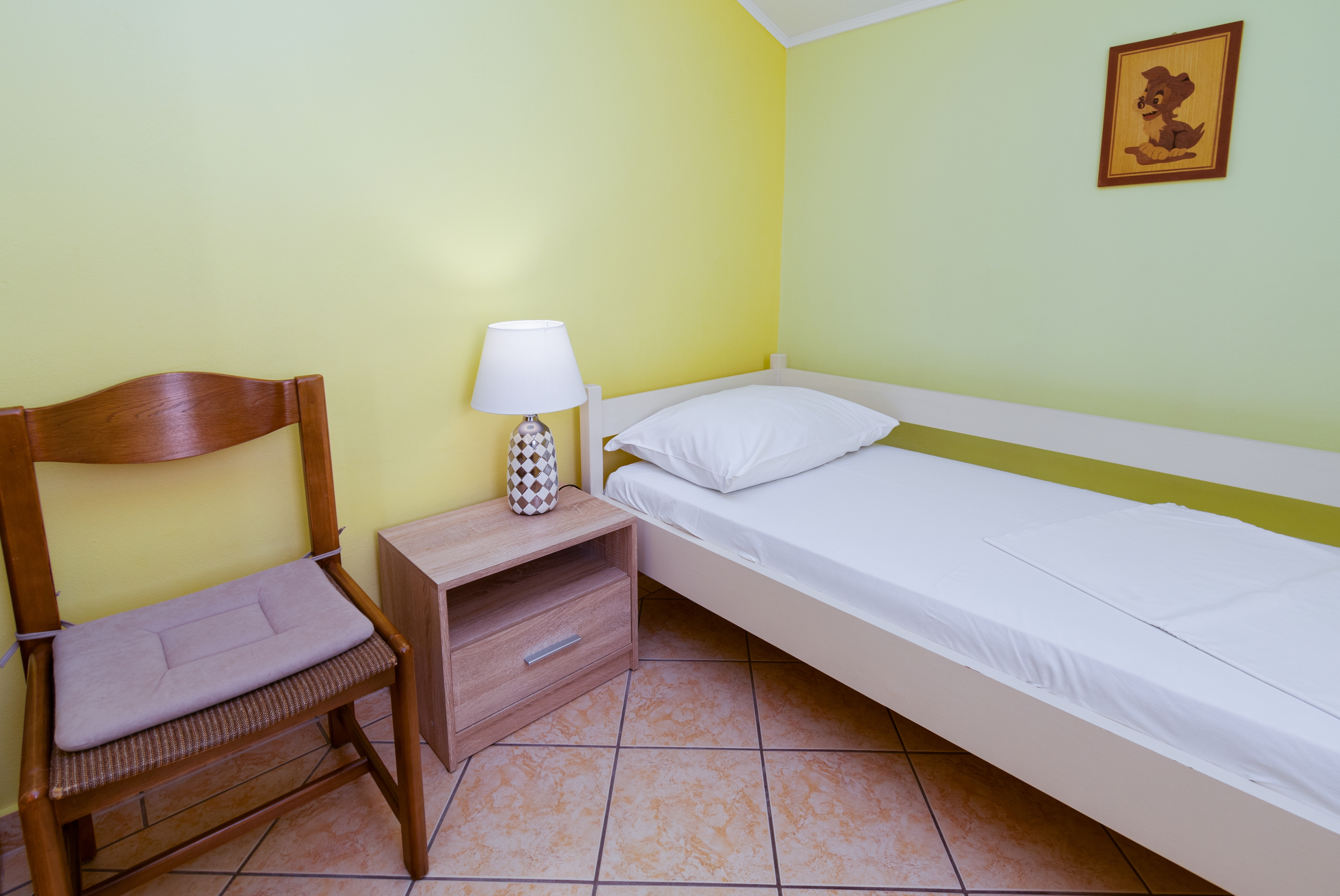 Two bedroom apartment with balcony and sea view Rab  A-c
