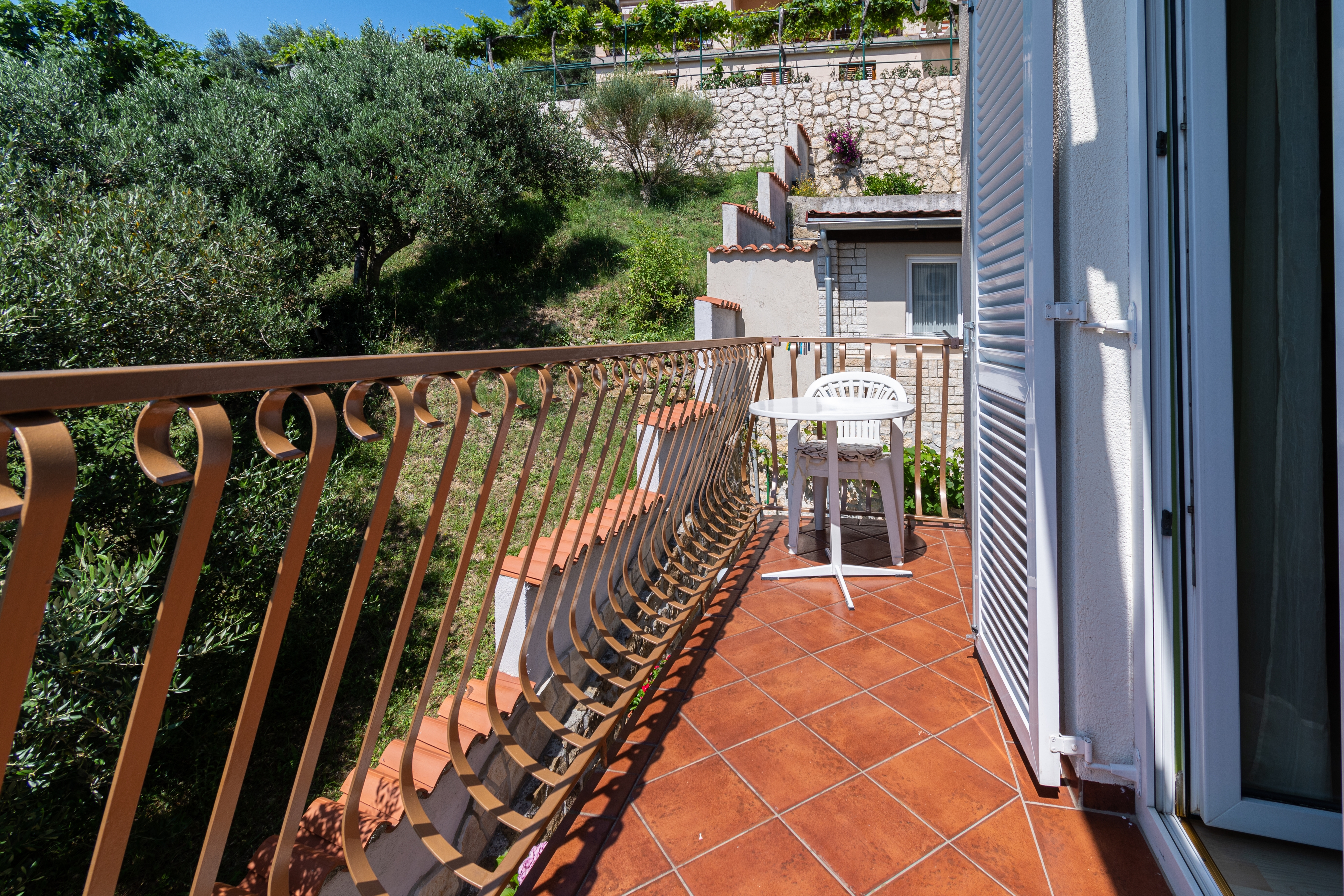 Studio flat with balcony Rab  AS-a