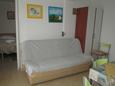 Living room Omišalj, Living room in the apartment, air condition available, (pet friendly) and WiFi.