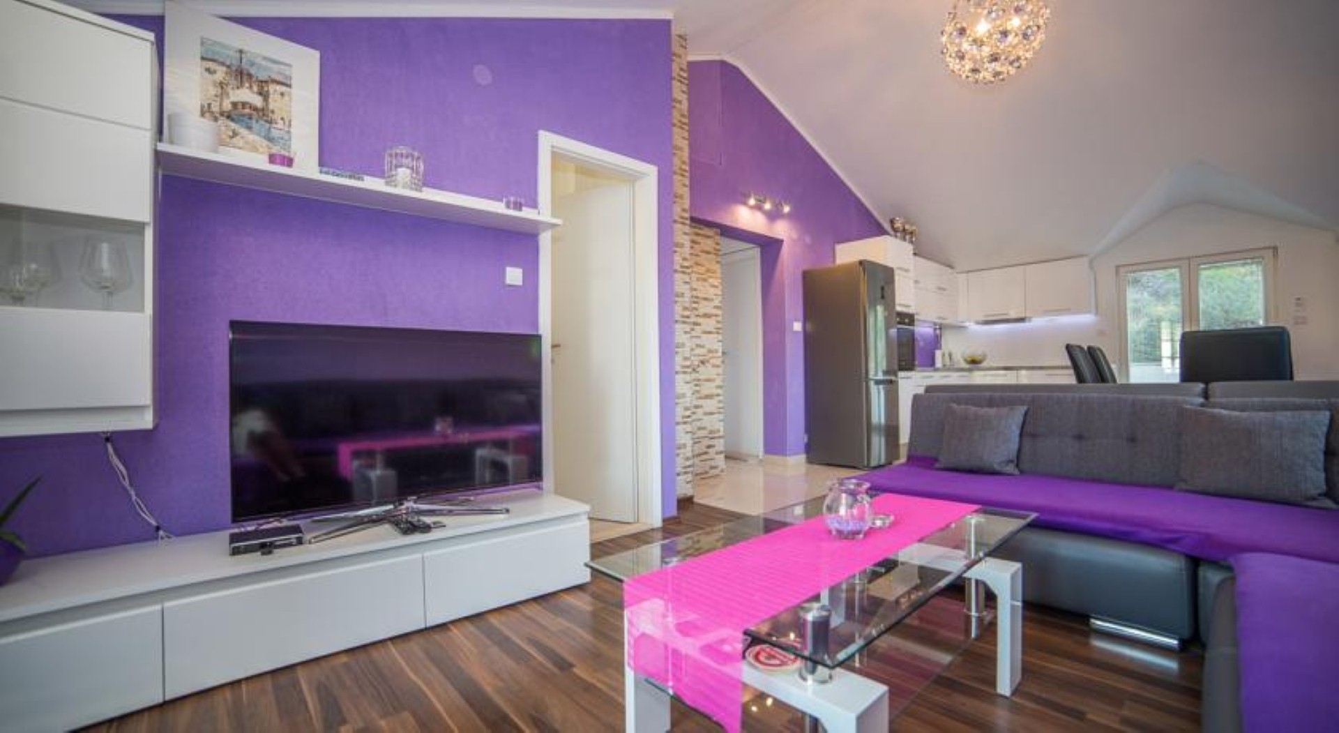 One bedroom apartment with balcony and sea view Povlja, Brač  A-a