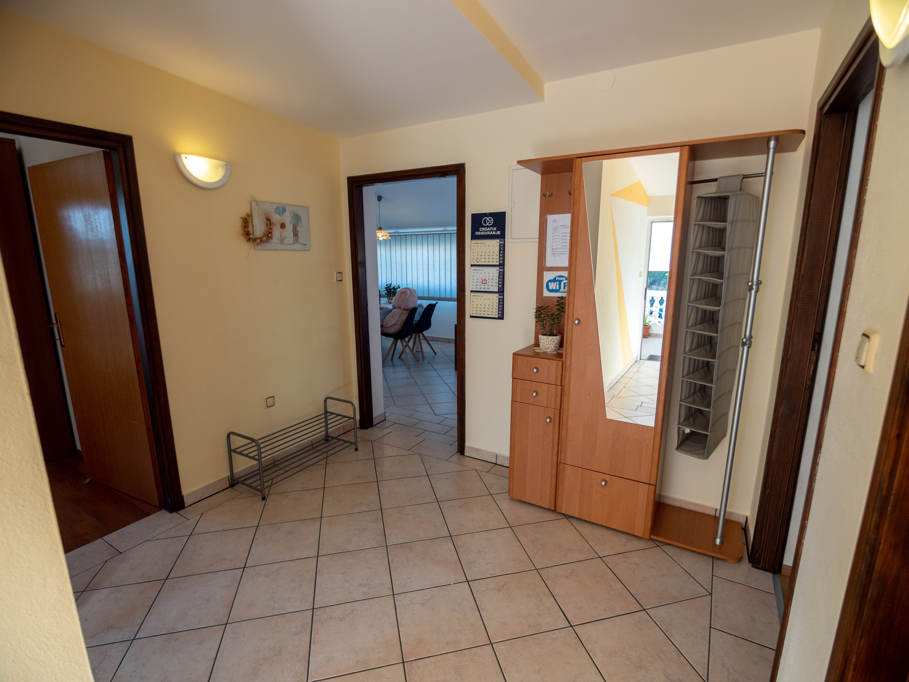 Two bedroom apartment with terrace and sea view Supetarska Draga - Donja, Rab  A-b