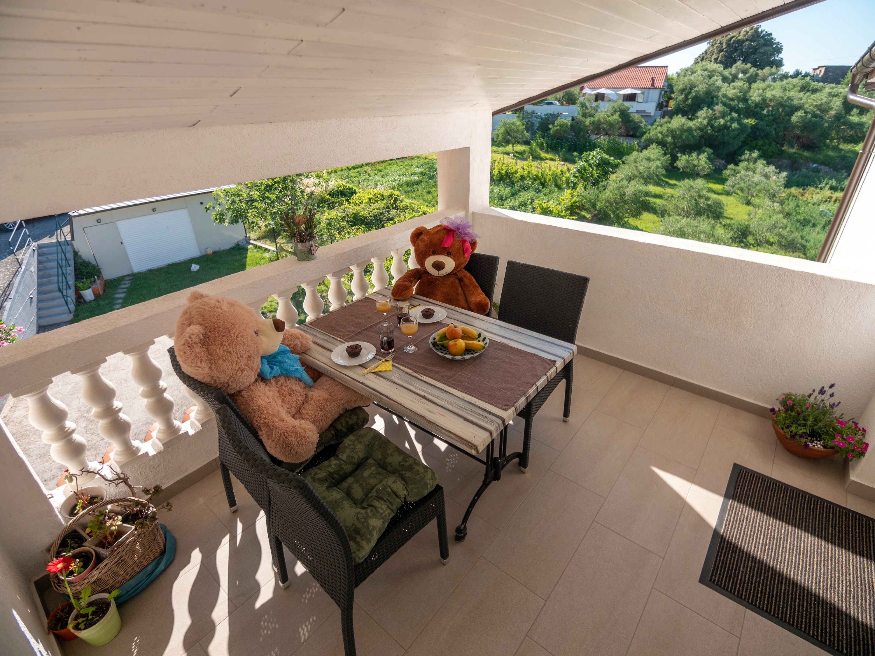 Two bedroom apartment with terrace and sea view Supetarska Draga - Donja, Rab  A-b