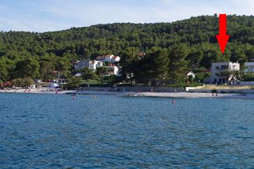 Slatine, Čiovo, Hébergement 14158 - Appartement à proximité de la mer avec une plage de galets.