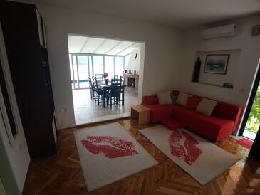 Living room Marina, Living room in the apartment, air condition available, (pet friendly) and WiFi.
