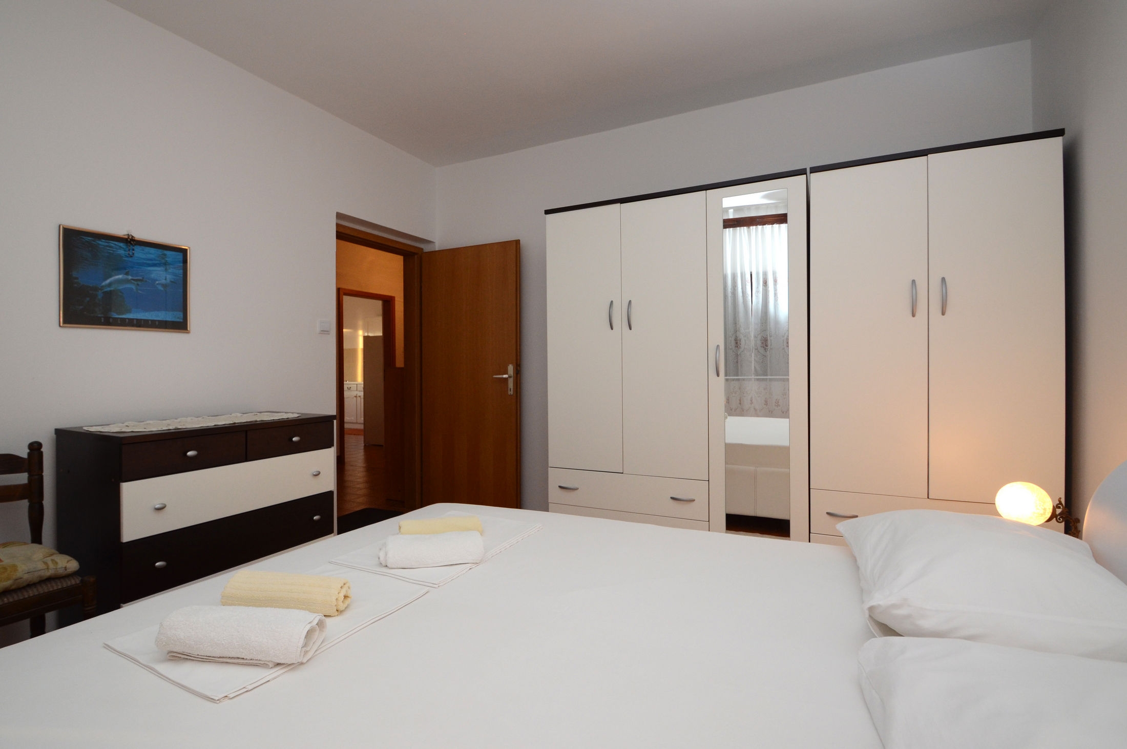 Three bedroom apartment with terrace and sea view Zavalatica, Korčula  A-a