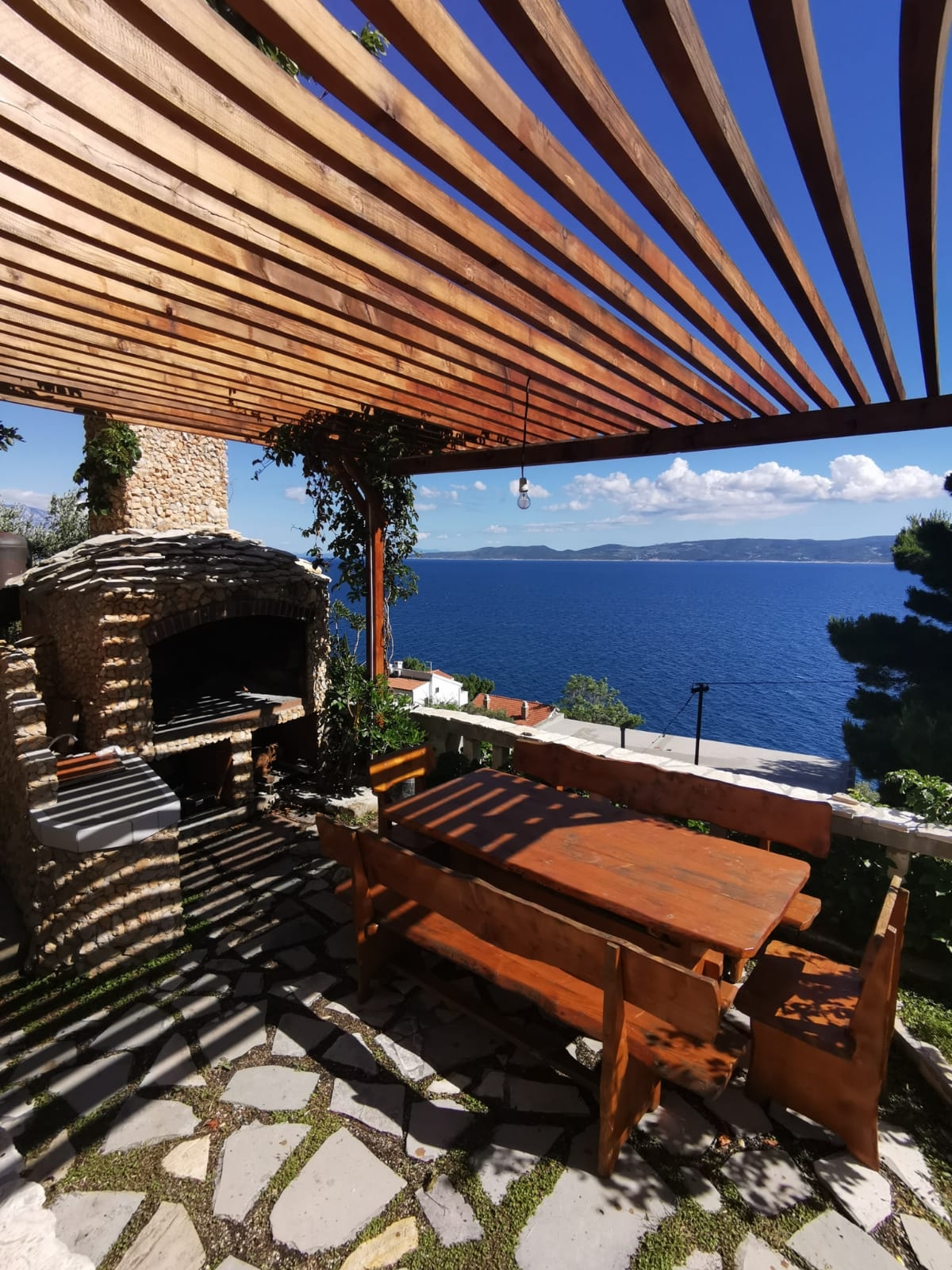 Two bedroom apartment with terrace and sea view Mimice, Omiš  A-b