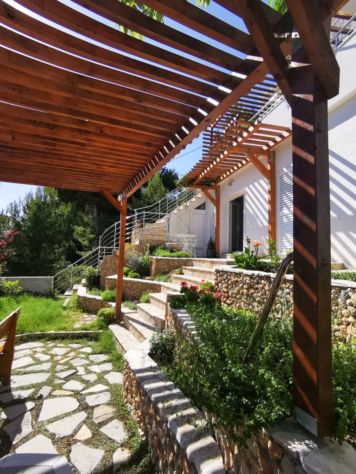 Two bedroom apartment with terrace and sea view Mimice, Omiš  A-b