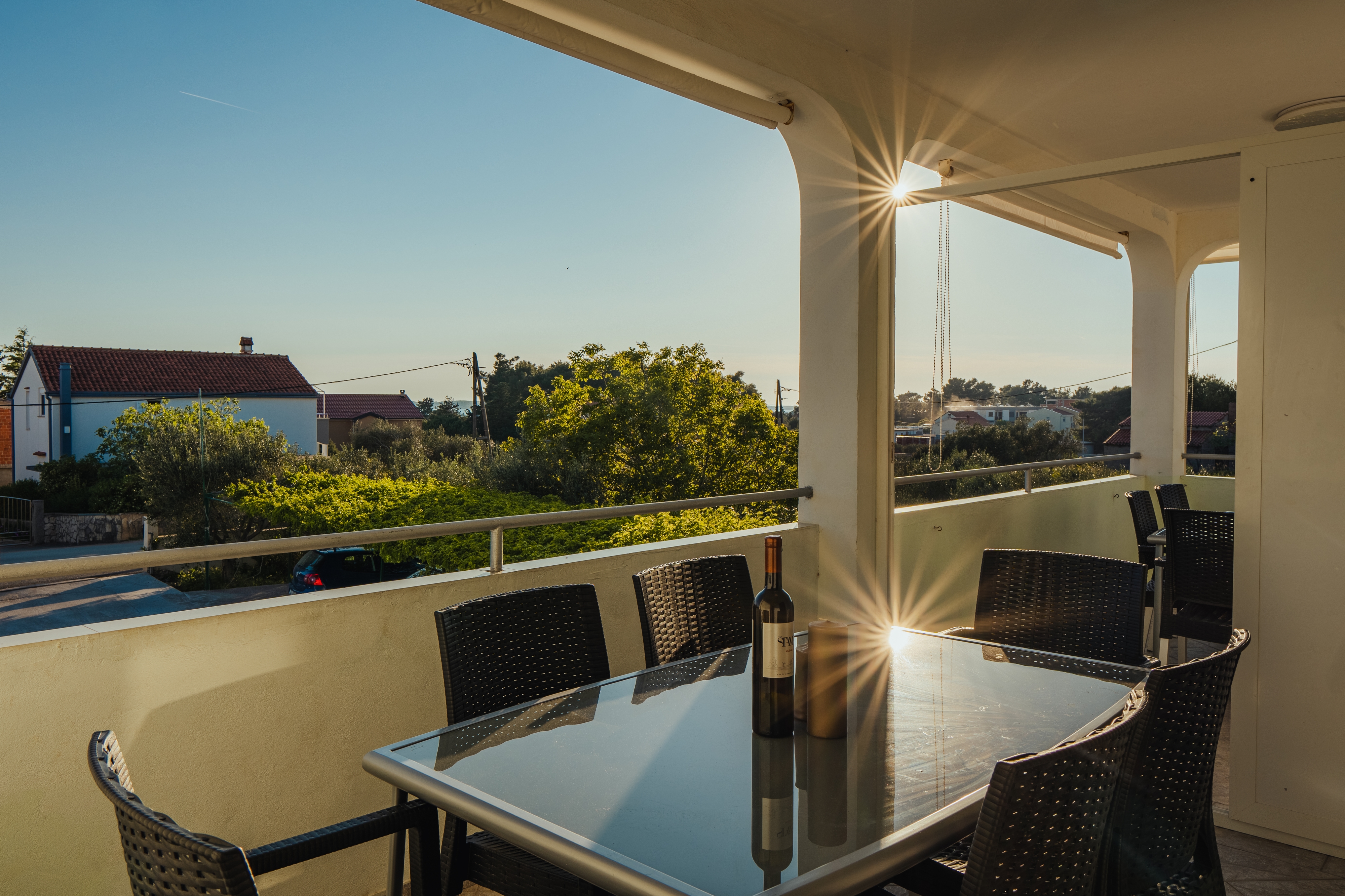 Two bedroom apartment with terrace Vrsi - Mulo, Zadar  A-b