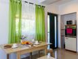 Dining room Marina, Dining room in the studio-apartment, air condition available, (pet friendly) and WiFi.