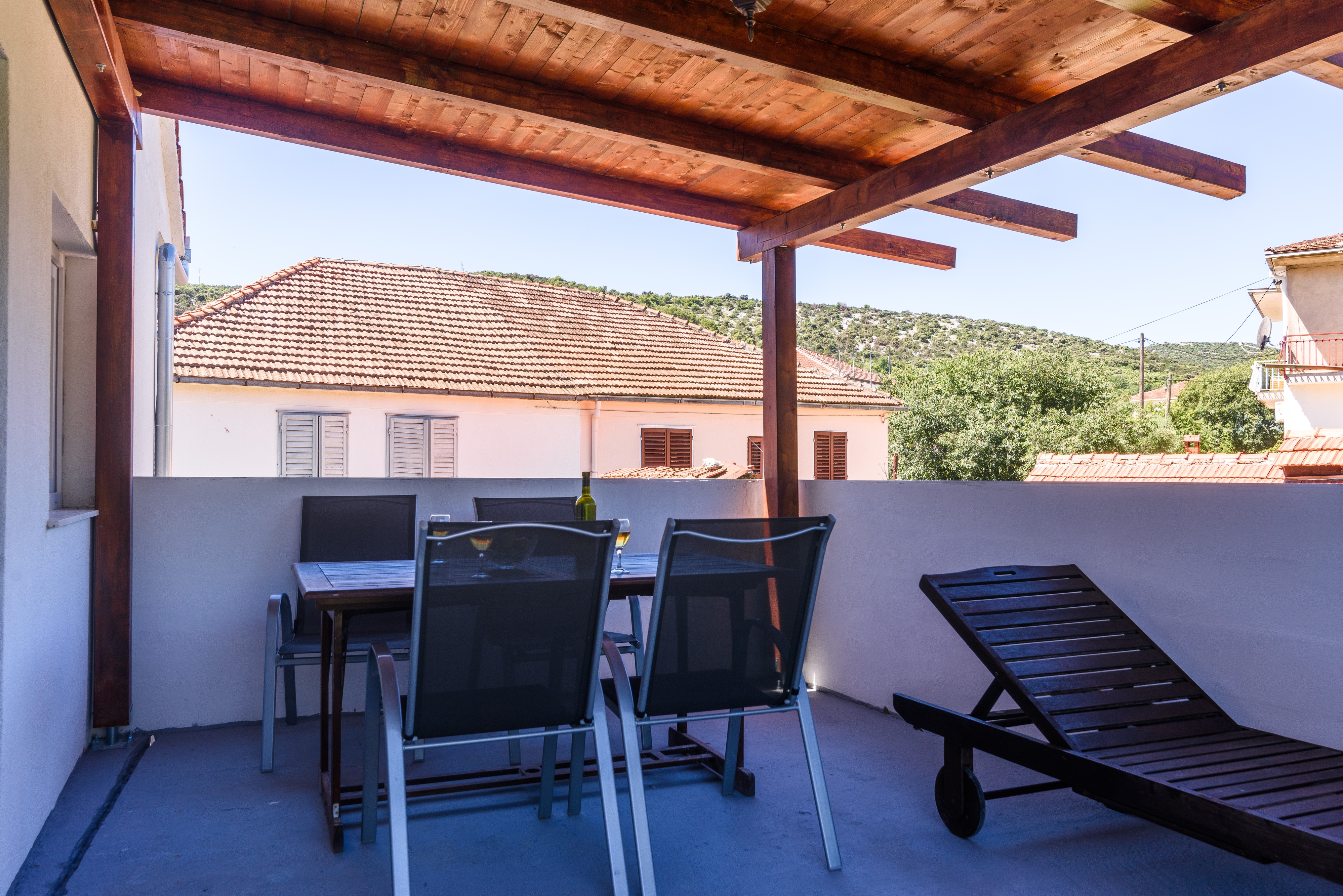 Studio flat with terrace Marina, Trogir  AS-b