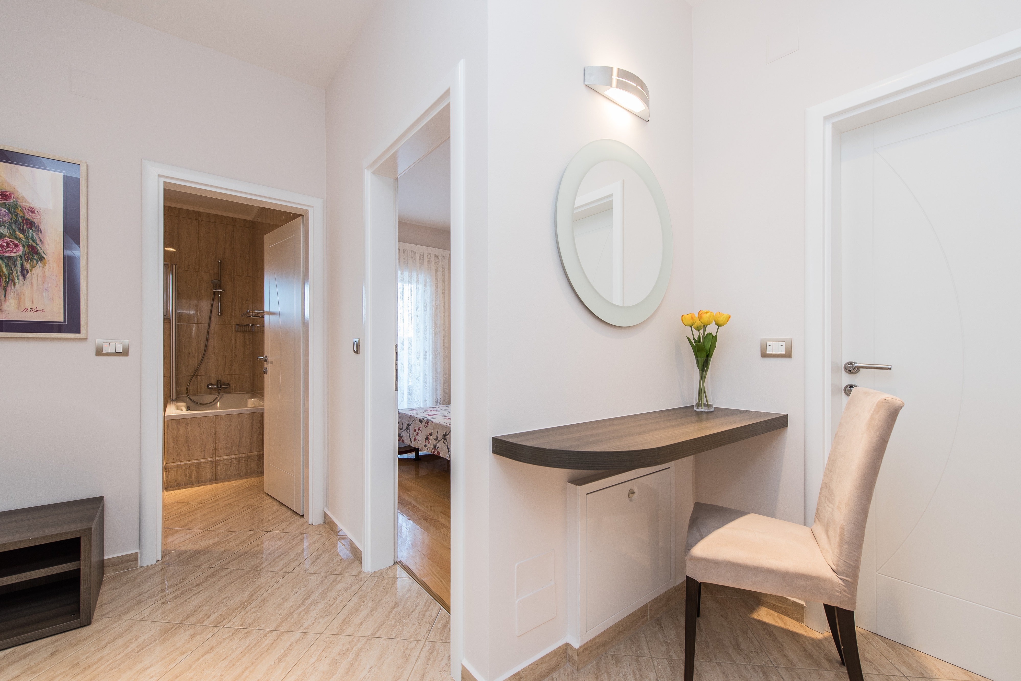 One bedroom apartment with terrace and sea view Novalja, Pag  A-a