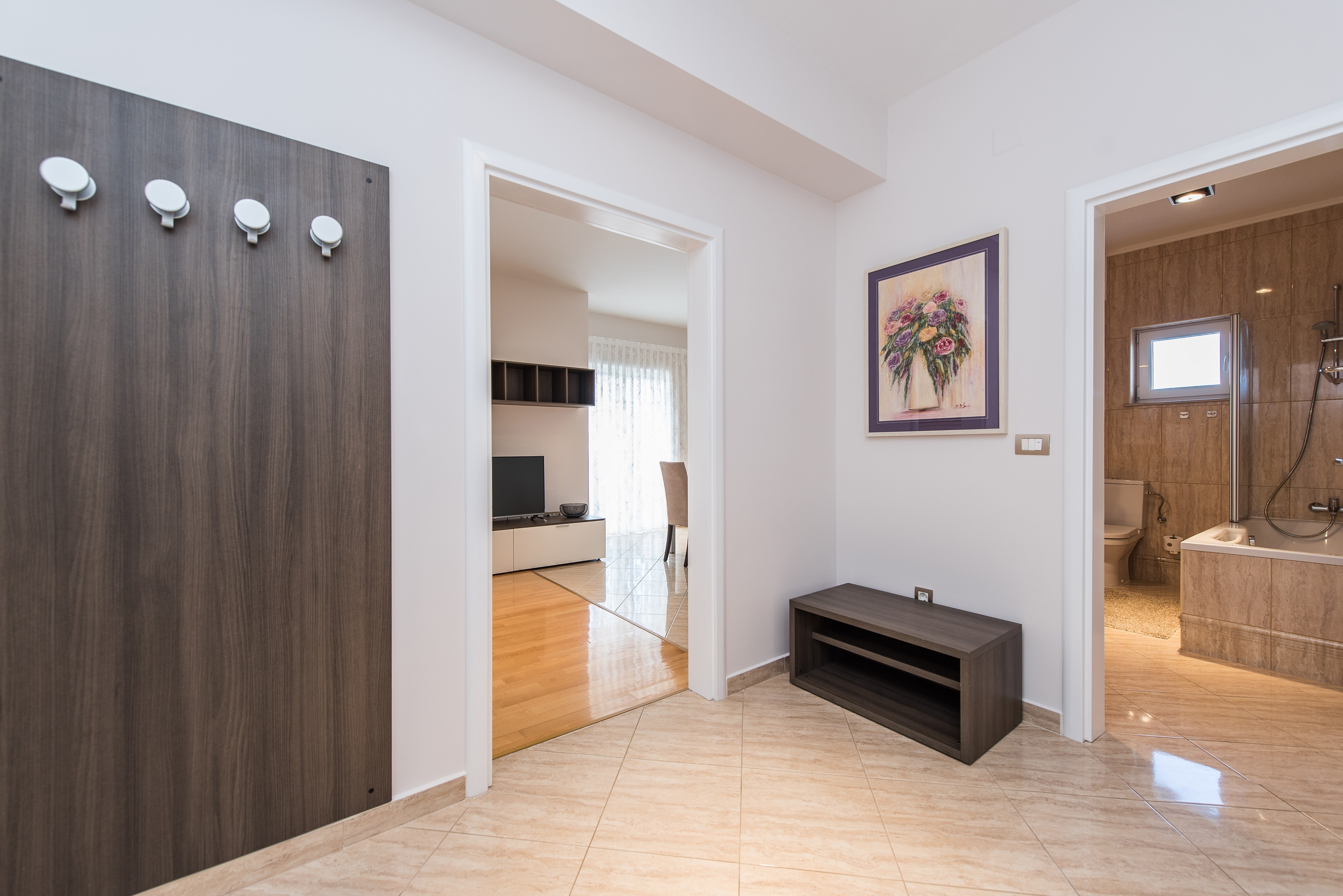 One bedroom apartment with terrace and sea view Novalja, Pag  A-a
