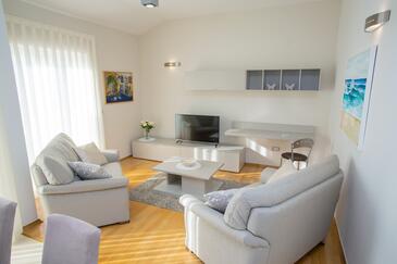 Dnevna soba Novalja, Dnevna soba v nastanitvi vrste apartment, dostupna klima in WiFi.