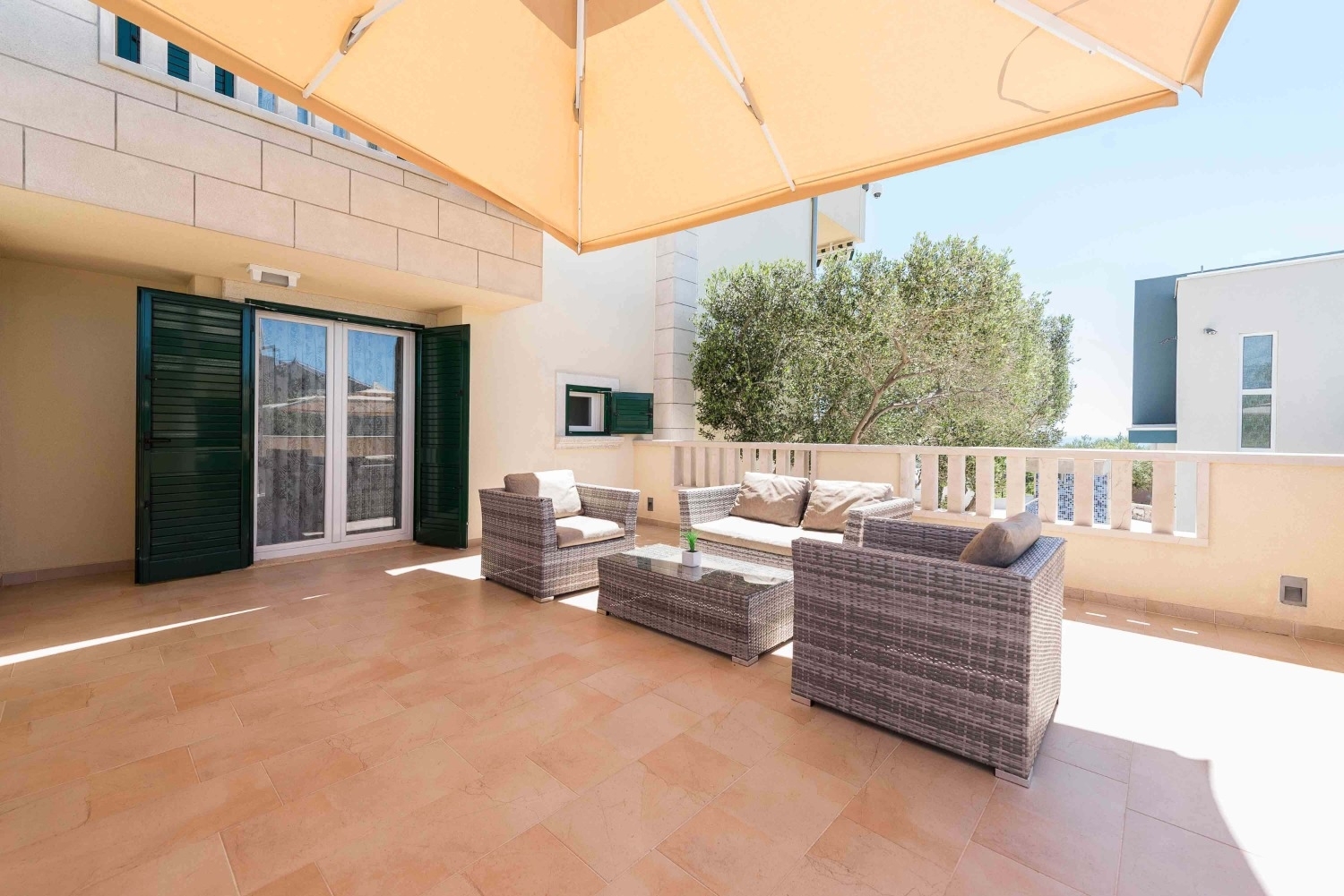 One bedroom apartment with terrace and sea view Novalja, Pag  A-a