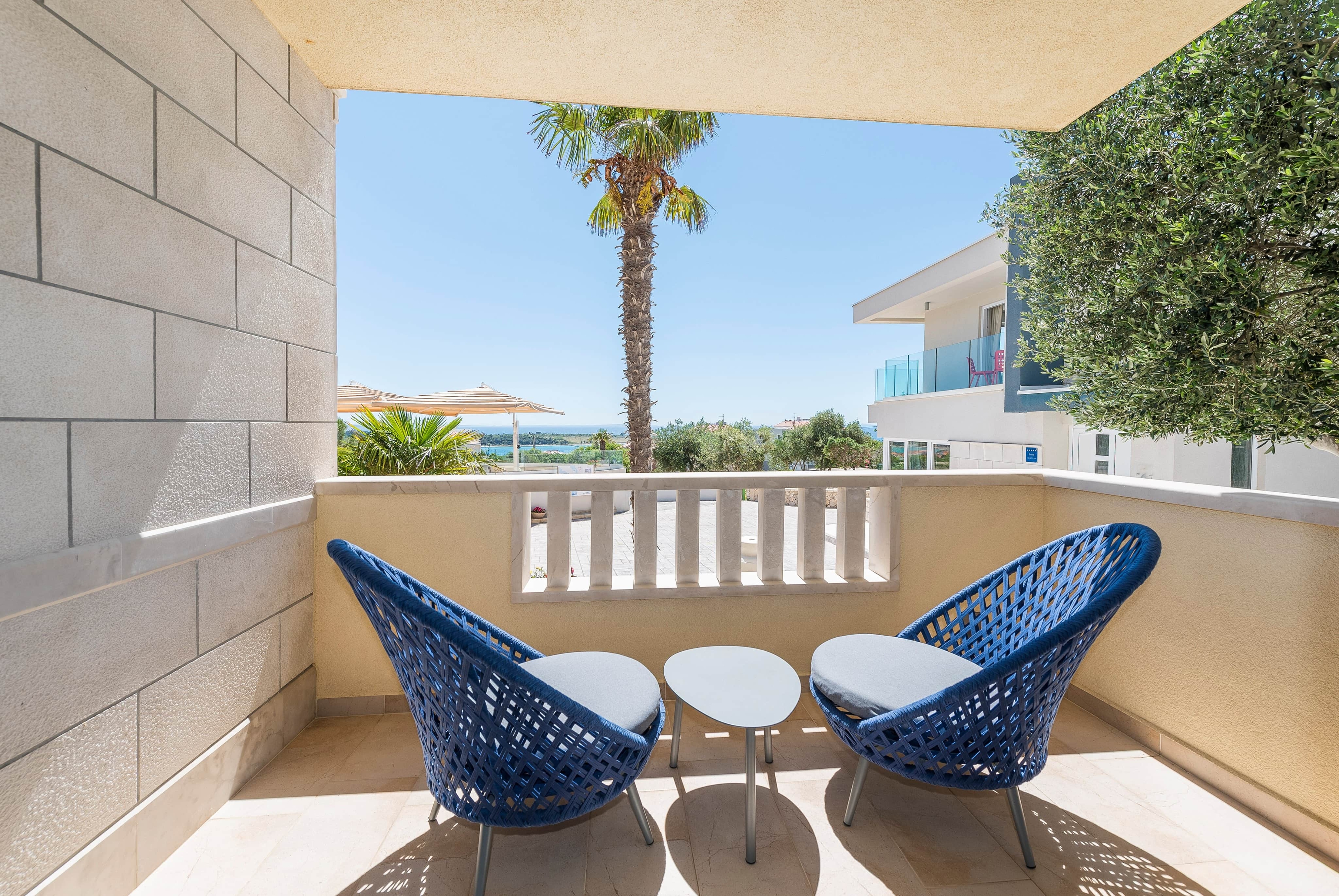 One bedroom apartment with terrace and sea view Novalja, Pag  A-a