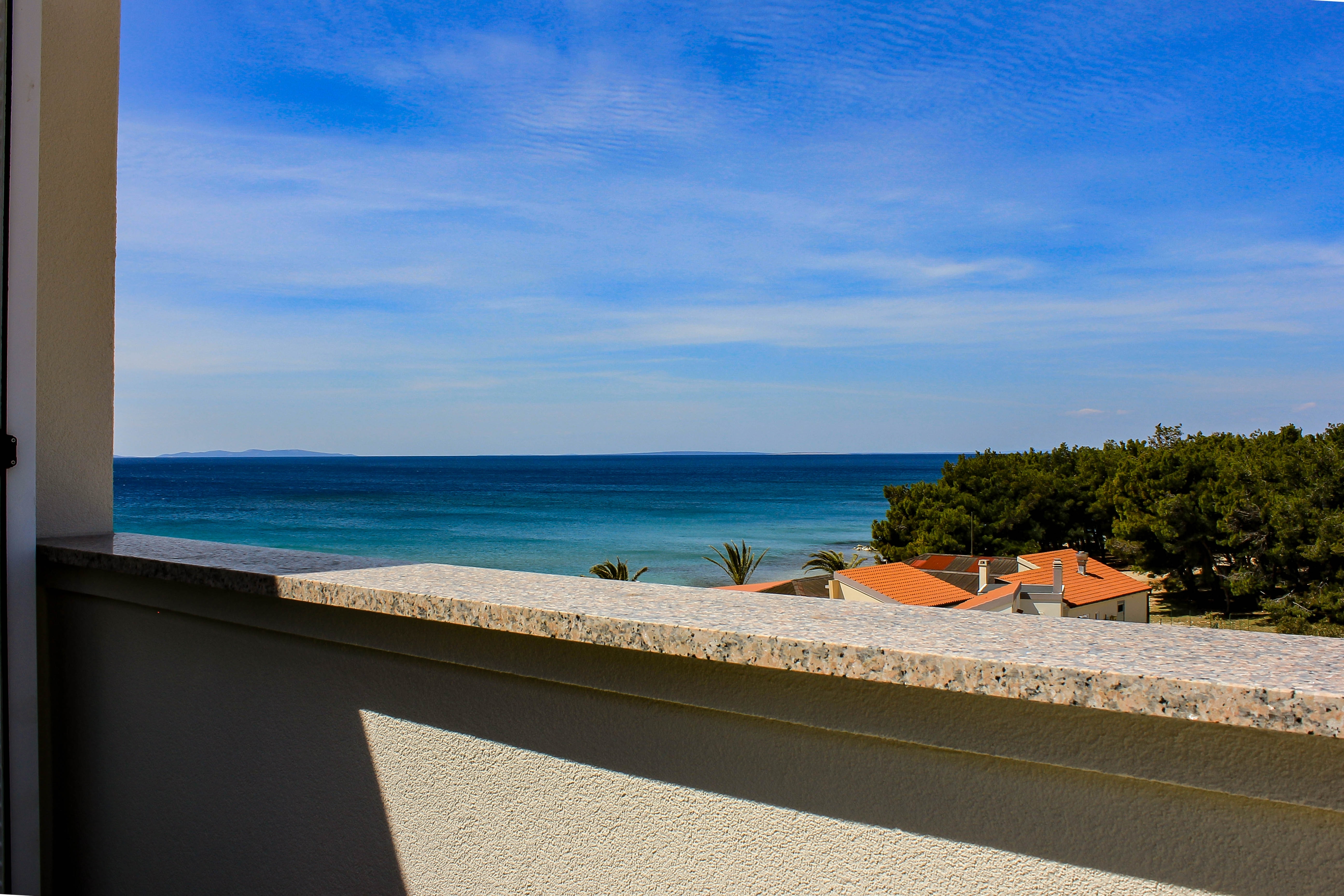 Two bedroom apartment with terrace and sea view Povljana, Pag  A-a