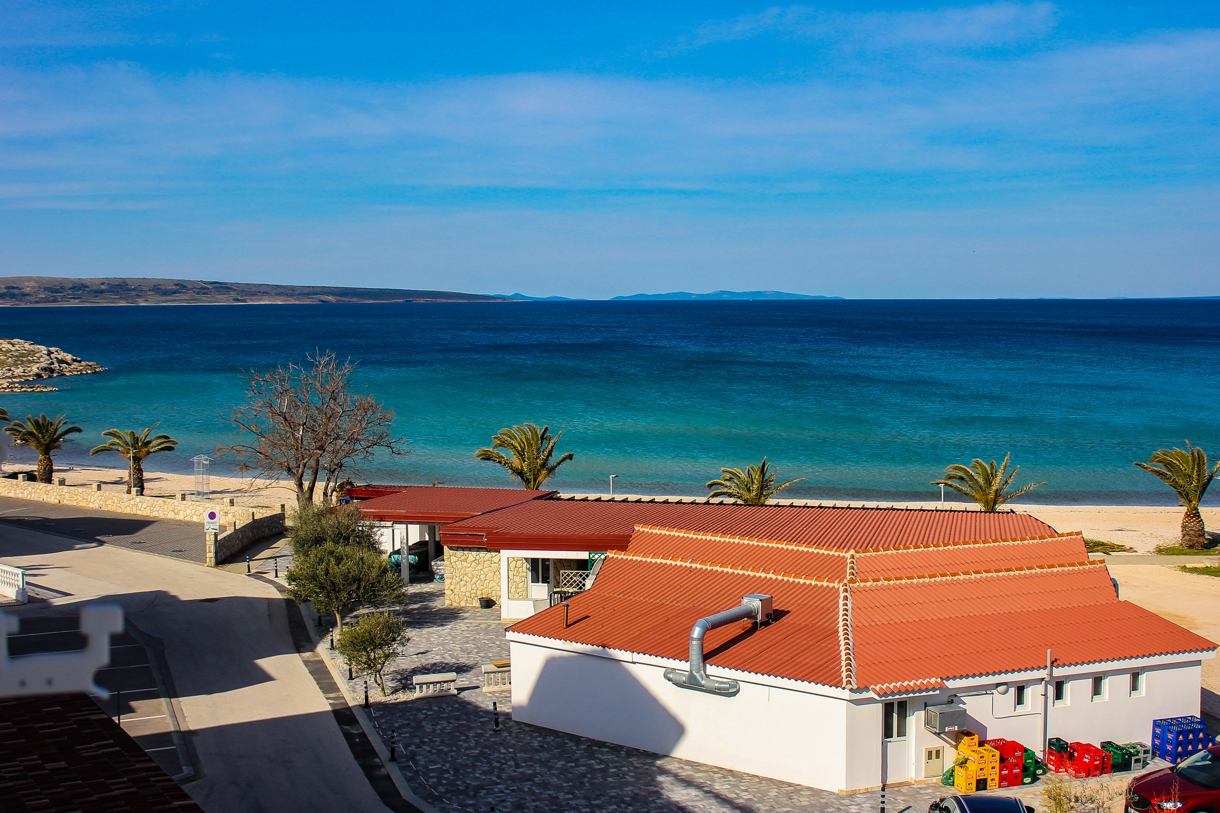 Two bedroom apartment with terrace and sea view Povljana, Pag  A-a