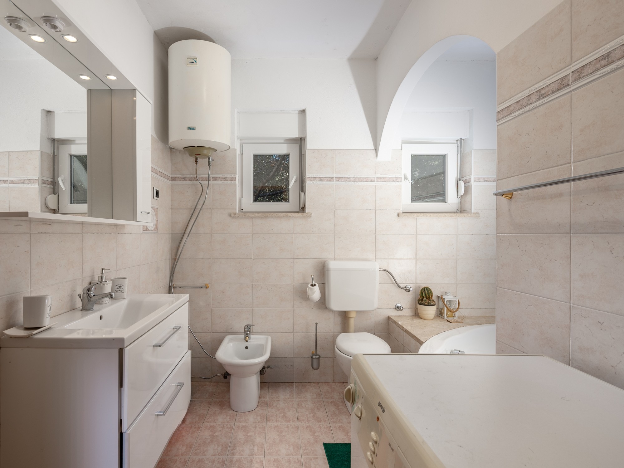 Three bedroom apartment with terrace and sea view Kostrena, Rijeka  A-a