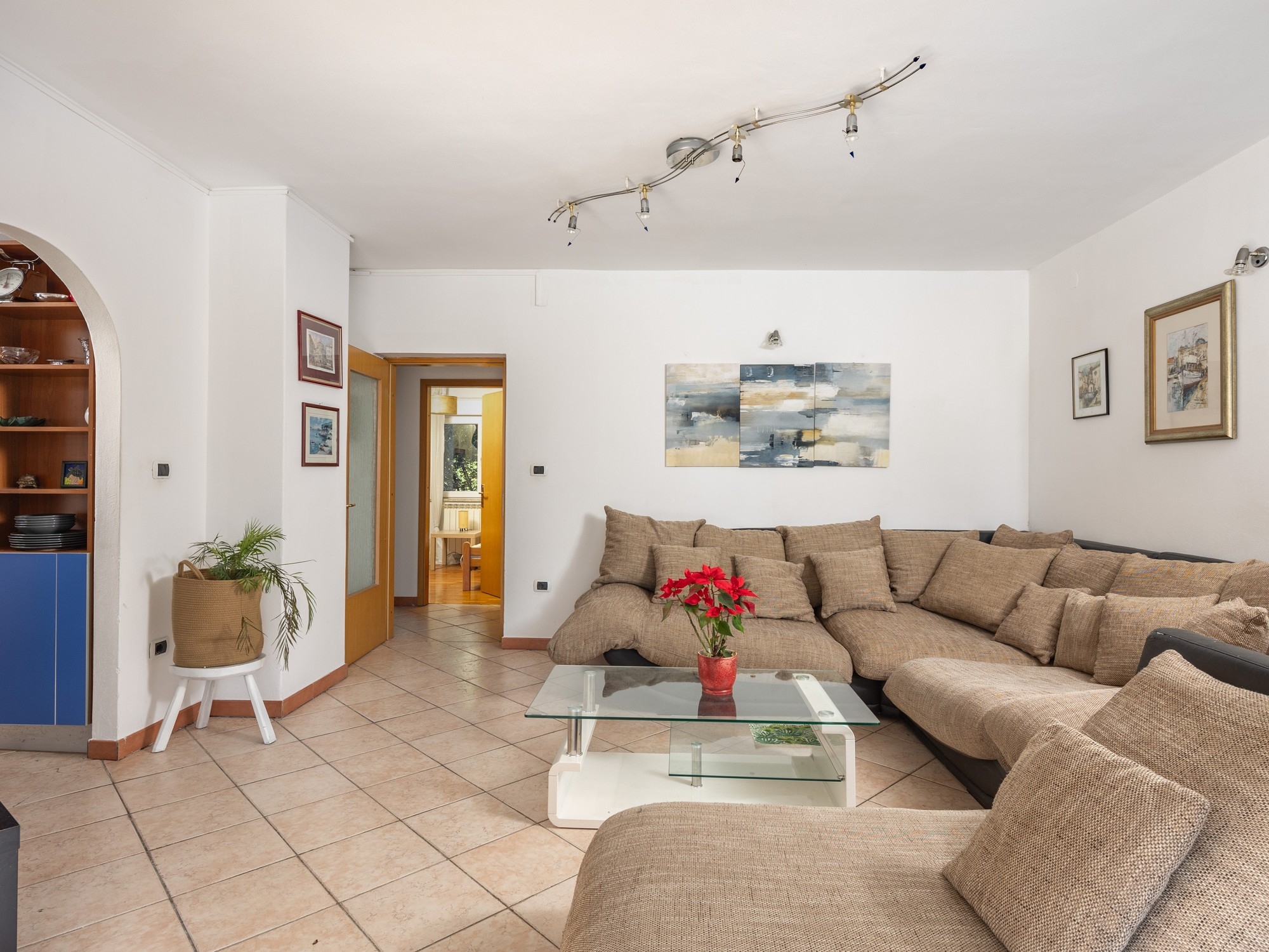 Three bedroom apartment with terrace and sea view Kostrena, Rijeka  A-a