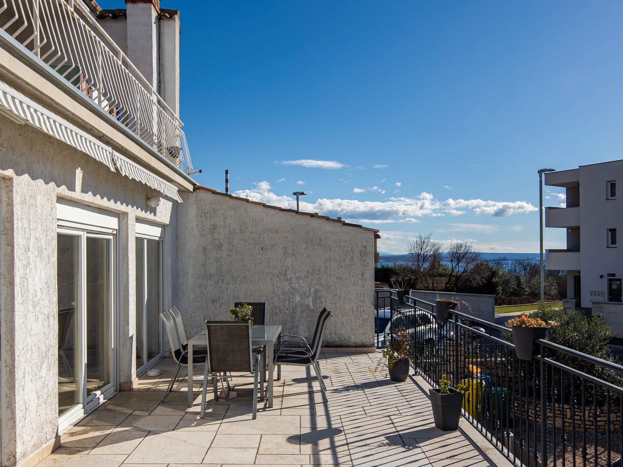 Three bedroom apartment with terrace and sea view Kostrena, Rijeka  A-a
