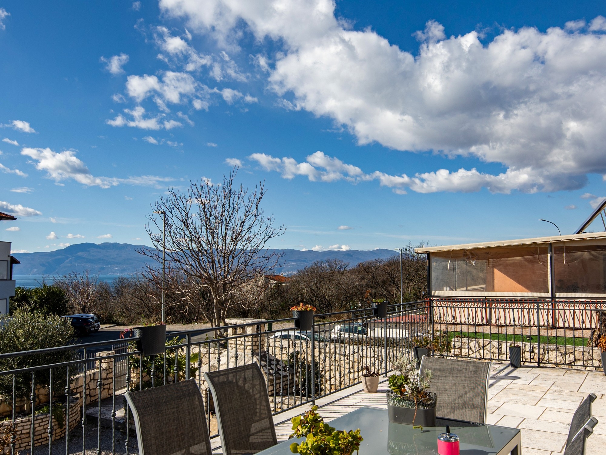 Three bedroom apartment with terrace and sea view Kostrena, Rijeka  A-a