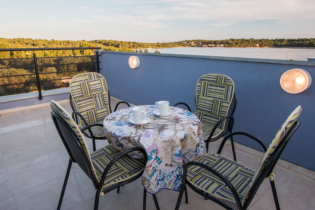 Two bedroom apartment with terrace and sea view Verunić, Dugi otok (A-14286-c)