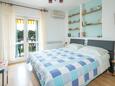 Ložnice Hvar, Ložnice v ubytování typu apartment, dostupna klima i WIFI.