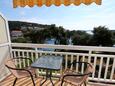 Balkon Hvar, Balkon v ubytování typu studio-apartment, s pogledom na more i WIFI.