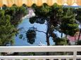 Balkon - pohled Hvar, Balkon - pohled v ubytování typu studio-apartment, WIFI.