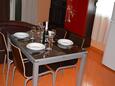 Ljubljeva, Comedor in the apartment, (pet friendly) y WiFi.