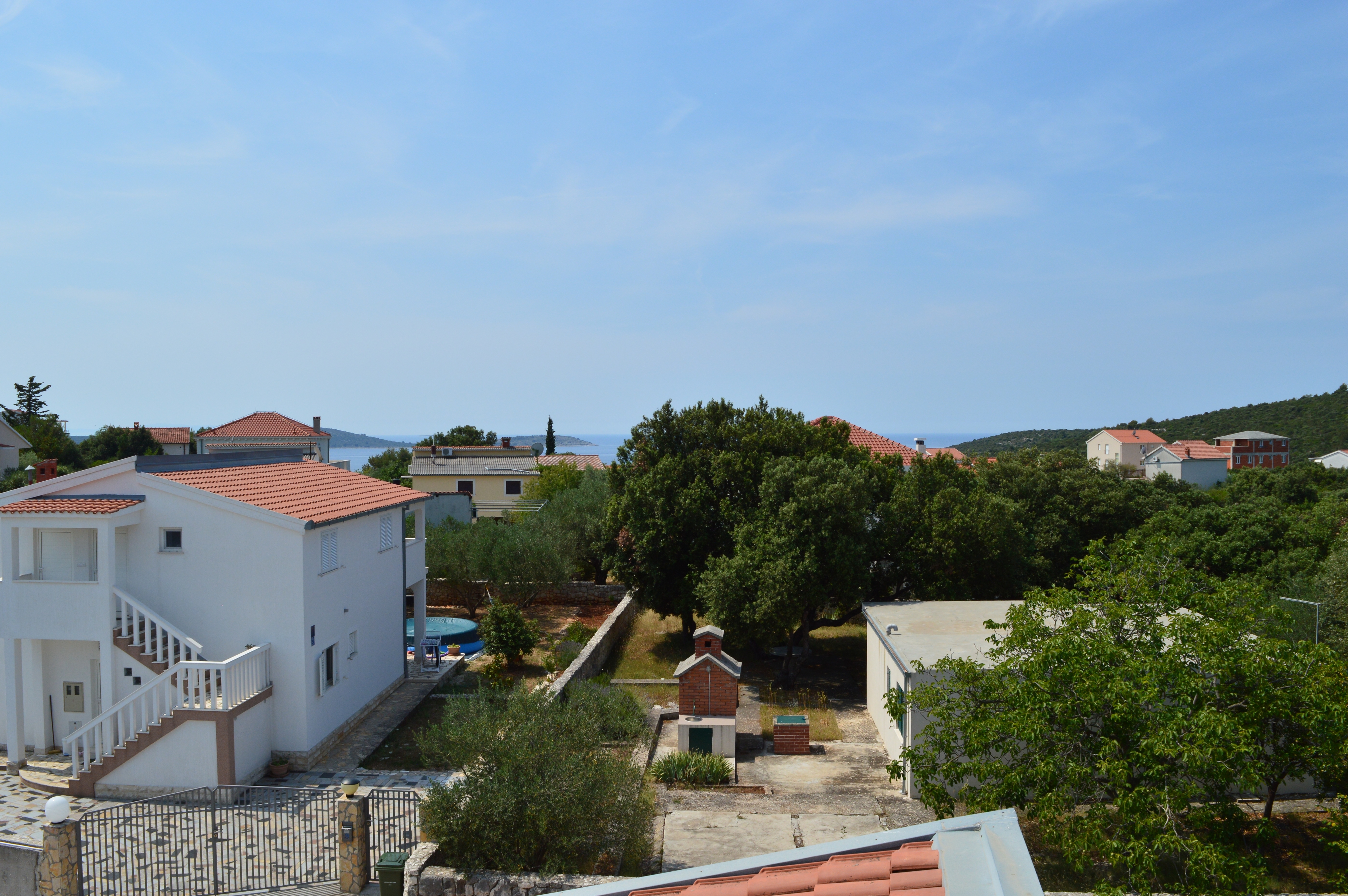Two bedroom apartment with balcony and sea view Cove Ljubljeva, Trogir  A-d
