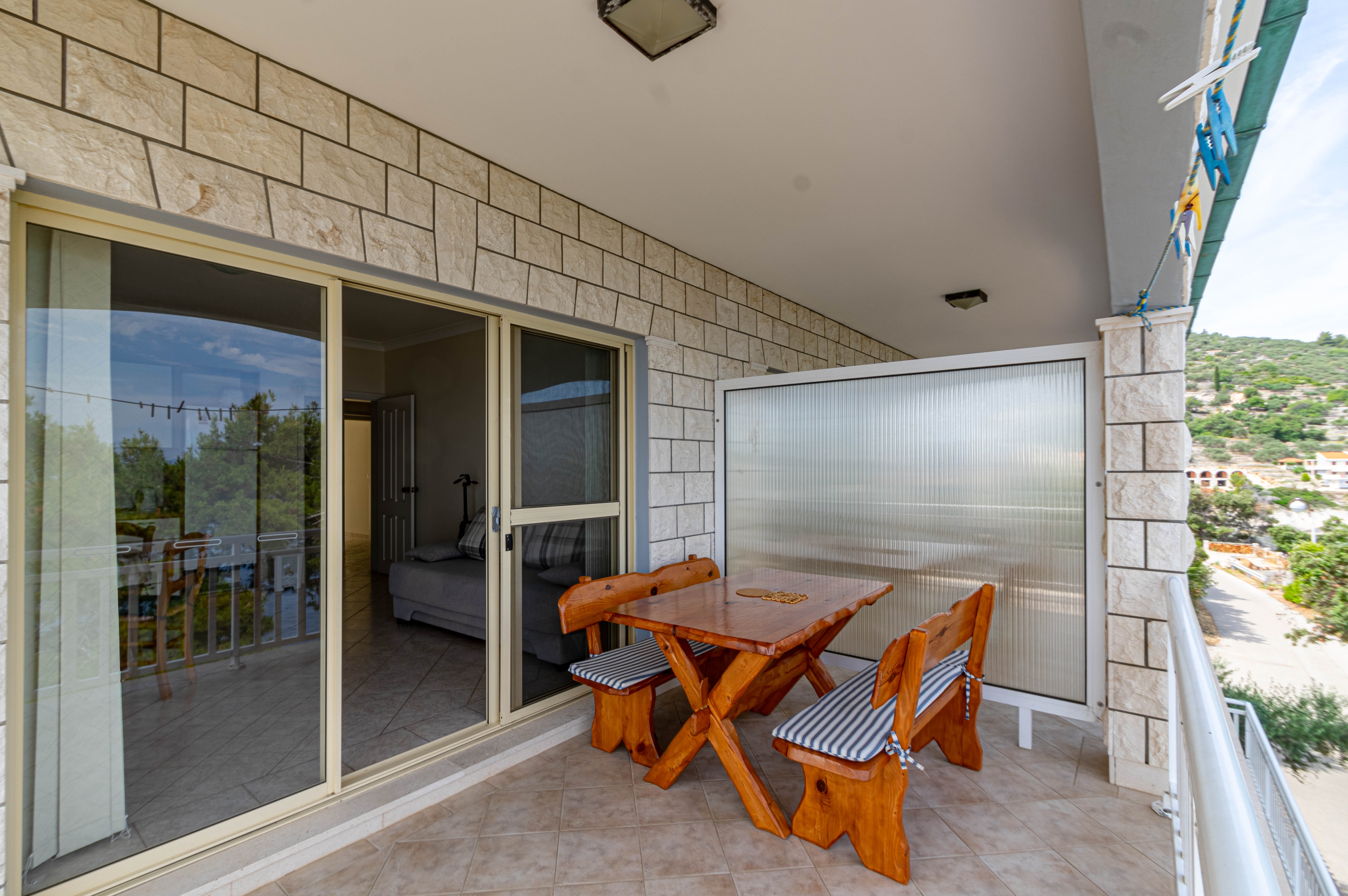 One bedroom apartment near beach Prigradica, Korčula  A-a