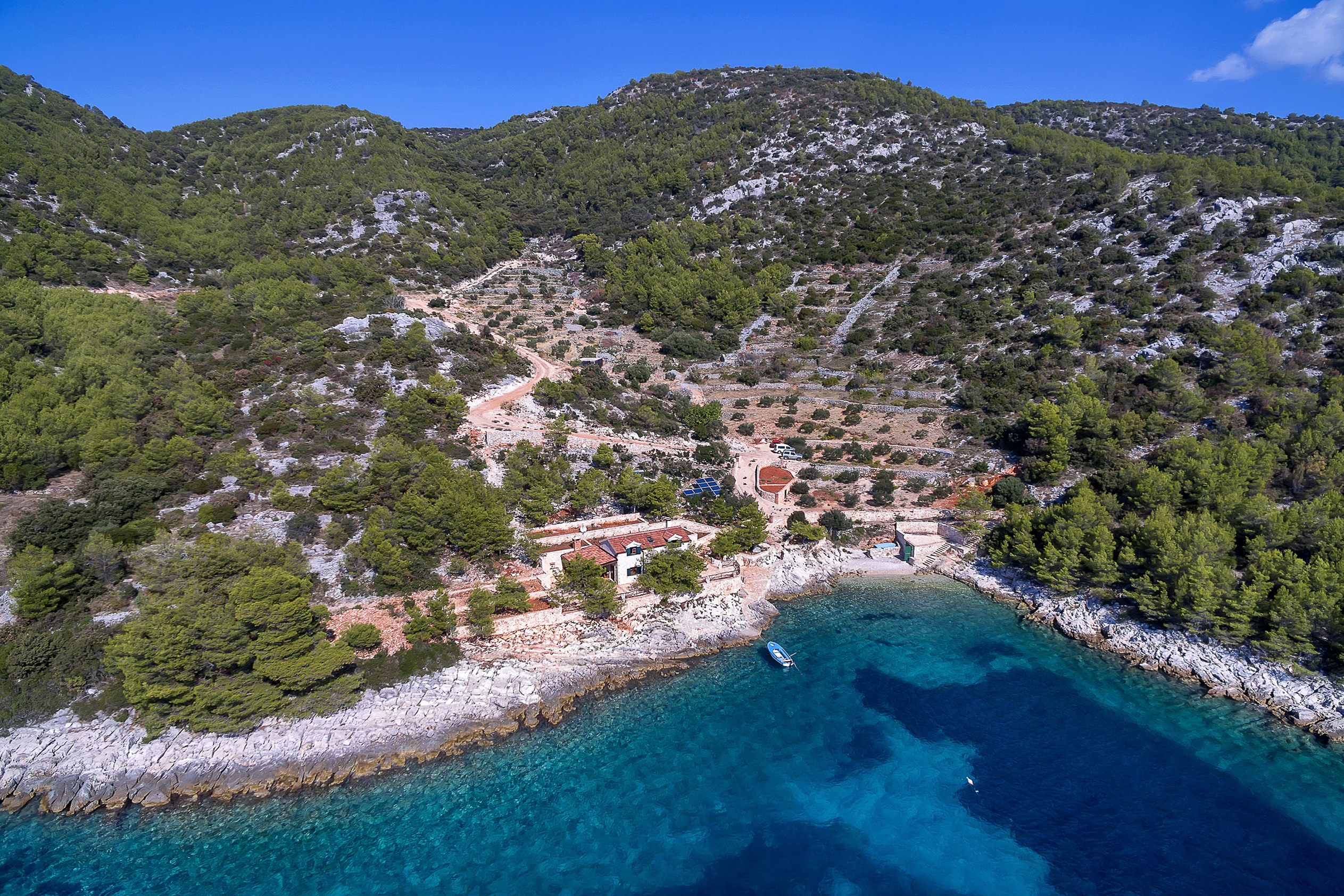 Two bedroom house near beach Cove Golubinka, Hvar (K-14344) Two bedroom house near beach Cove Golubinka, Hvar (K-14344)