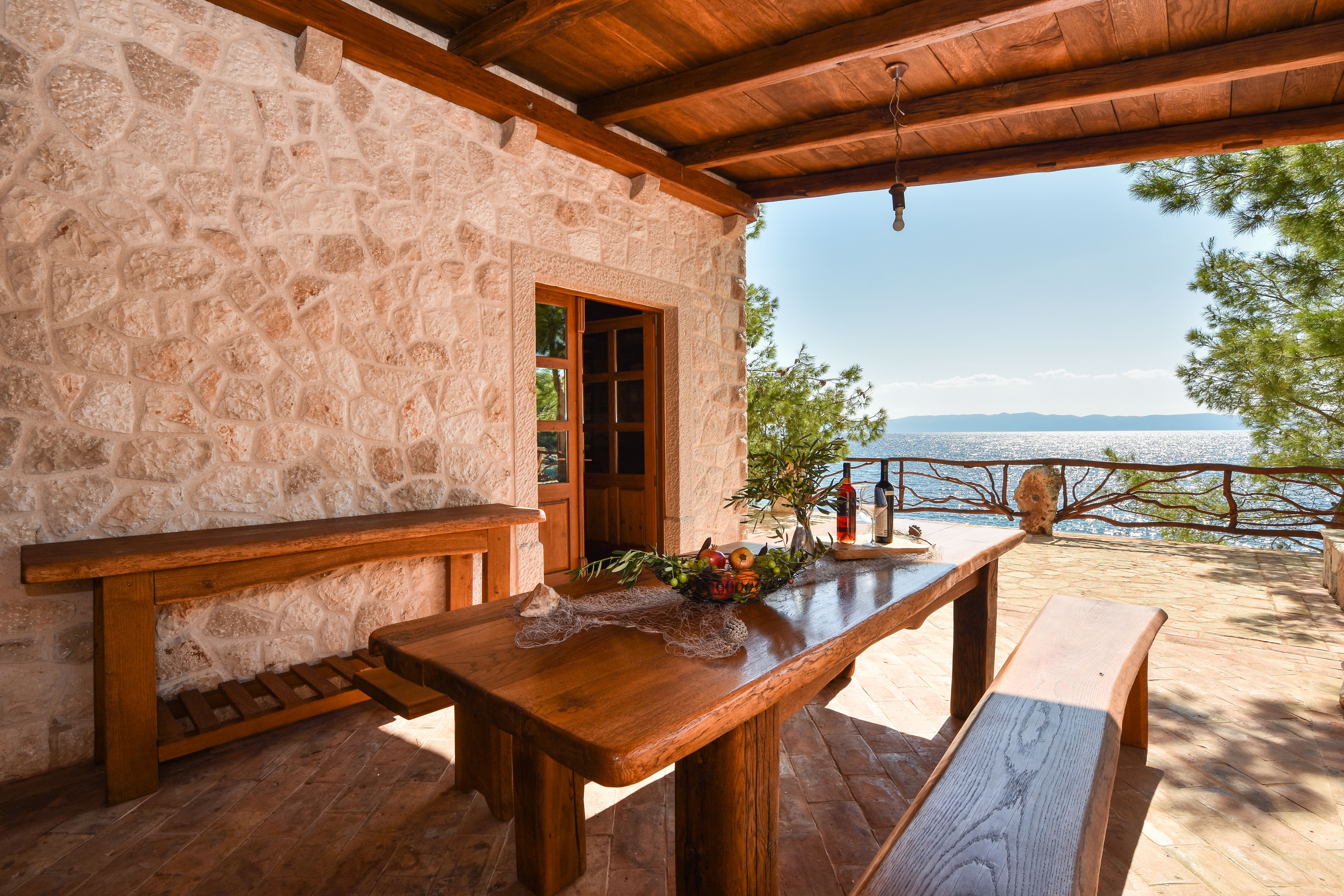 Two bedroom house near beach Cove Golubinka, Hvar  K