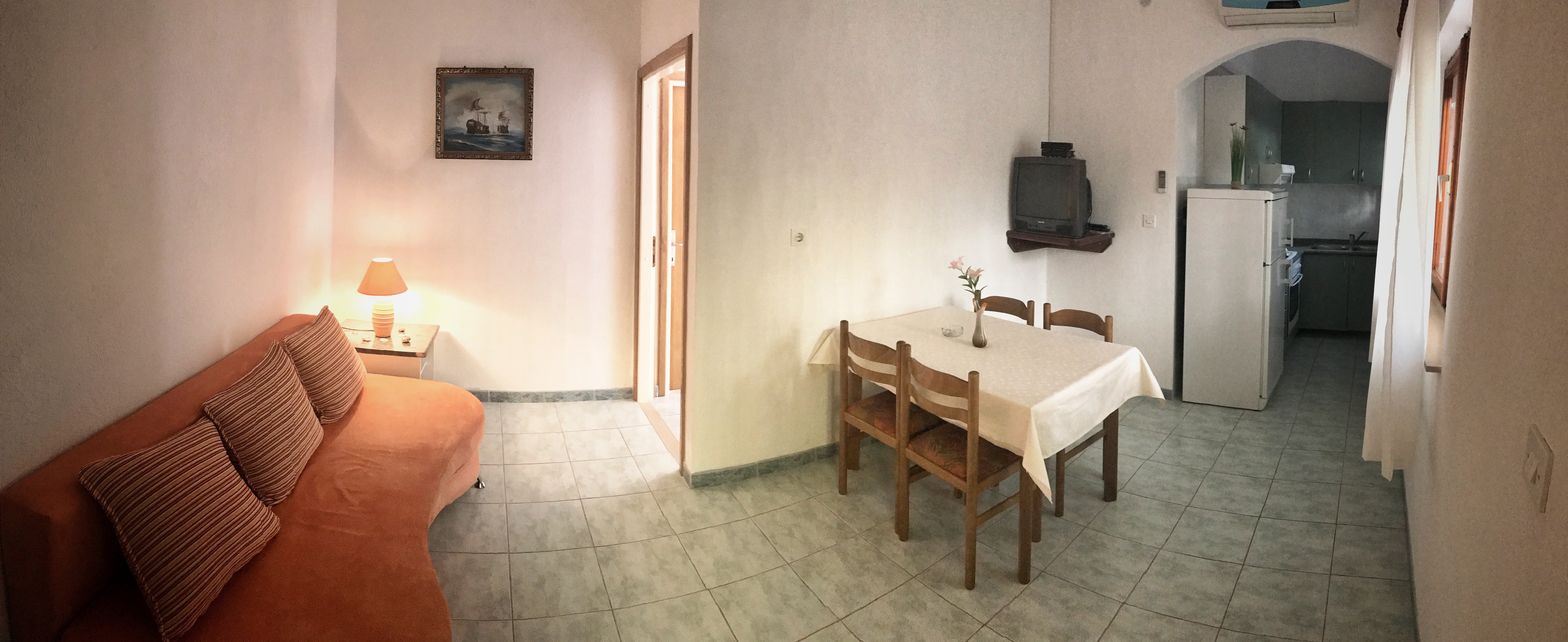 Two bedroom apartment with balcony and sea view Povlja, Brač (A-14399-c)