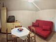 Salle à manger Povlja, Salle à manger dans l’hébergement en type apartment, climatisation disponible, animaux acceptés et WiFi.