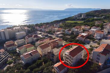 Tučepi, Makarska, Obiekt 14457 - Apartamenty ze żwirową plażą.