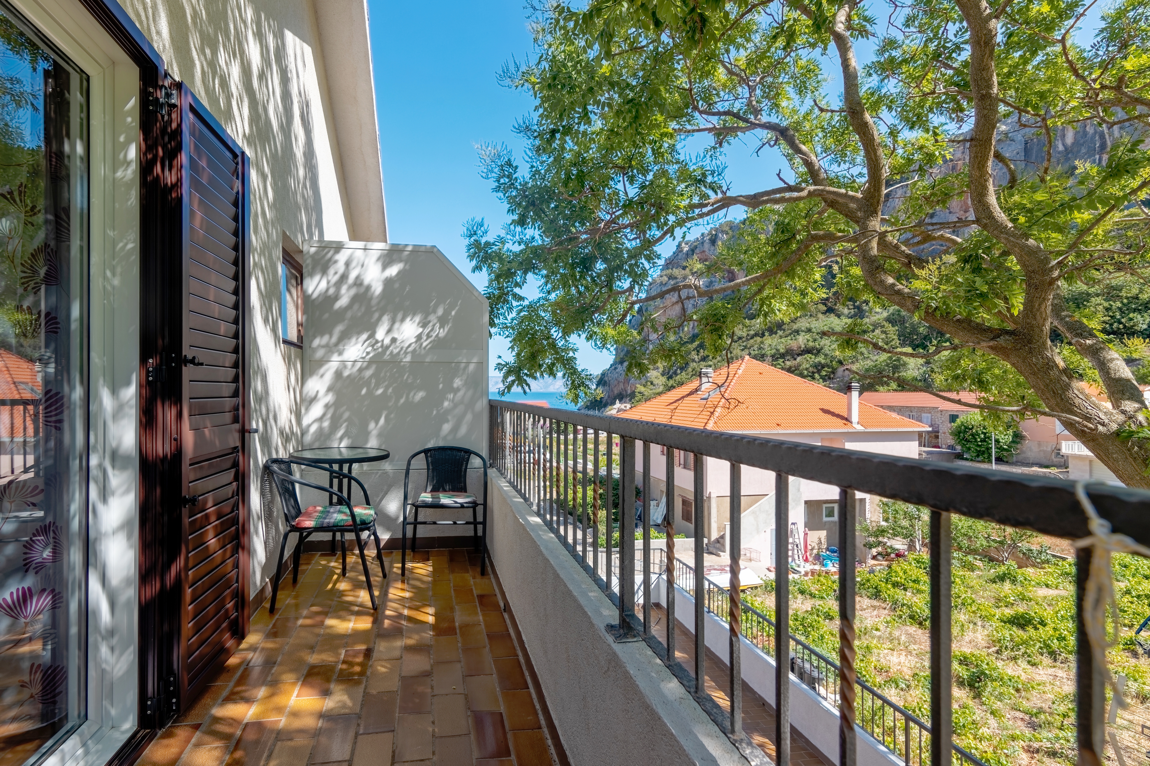 One bedroom apartment with balcony and sea view Cove Vela Stiniva, Hvar  A-c