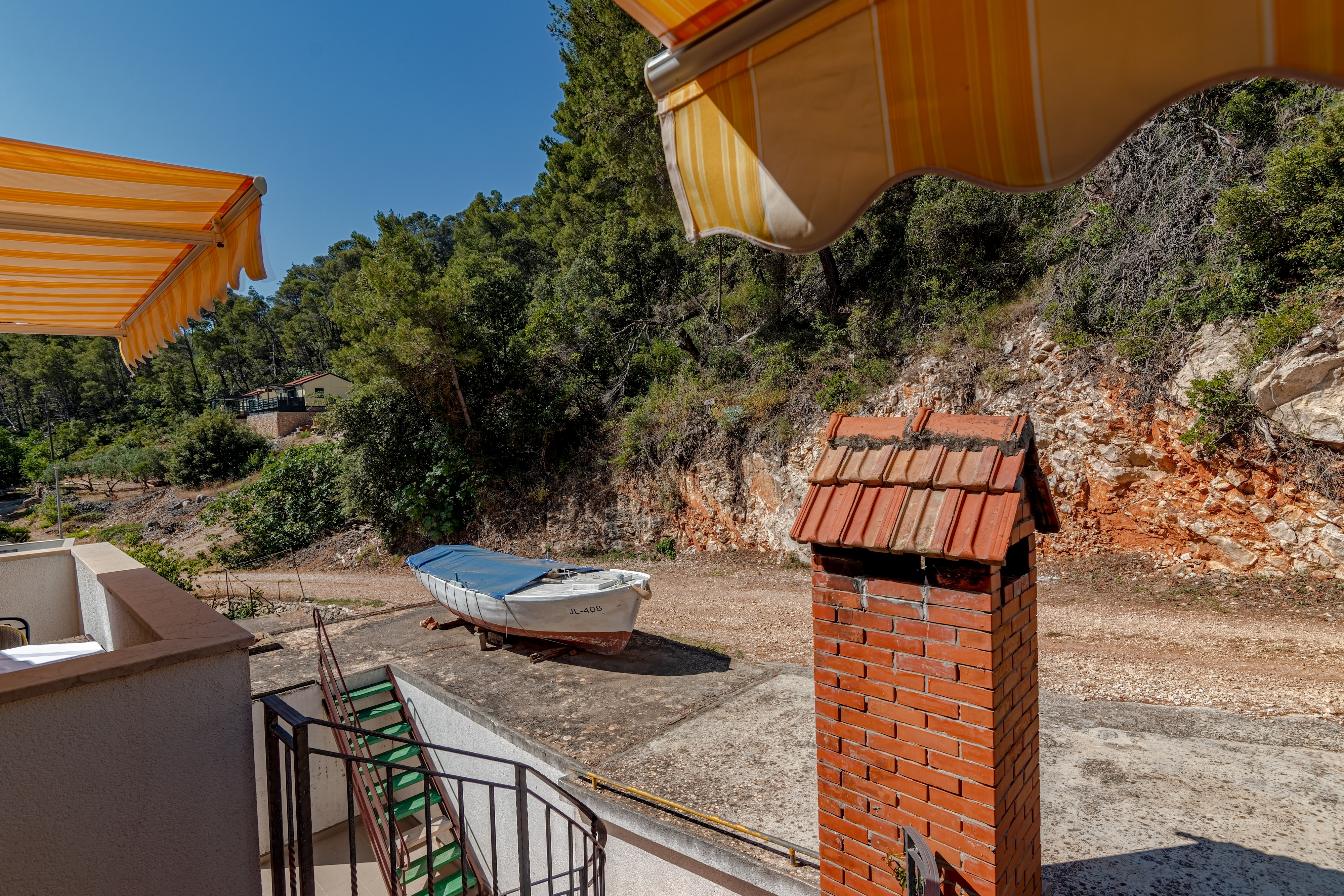Studio flat with balcony Cove Vela Stiniva, Hvar  AS-c