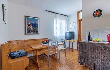 Jedilnica Pješčana Uvala, Jedilnica v nastanitvi vrste apartment, Hišni ljubljenčki dovoljeni in WiFi.
