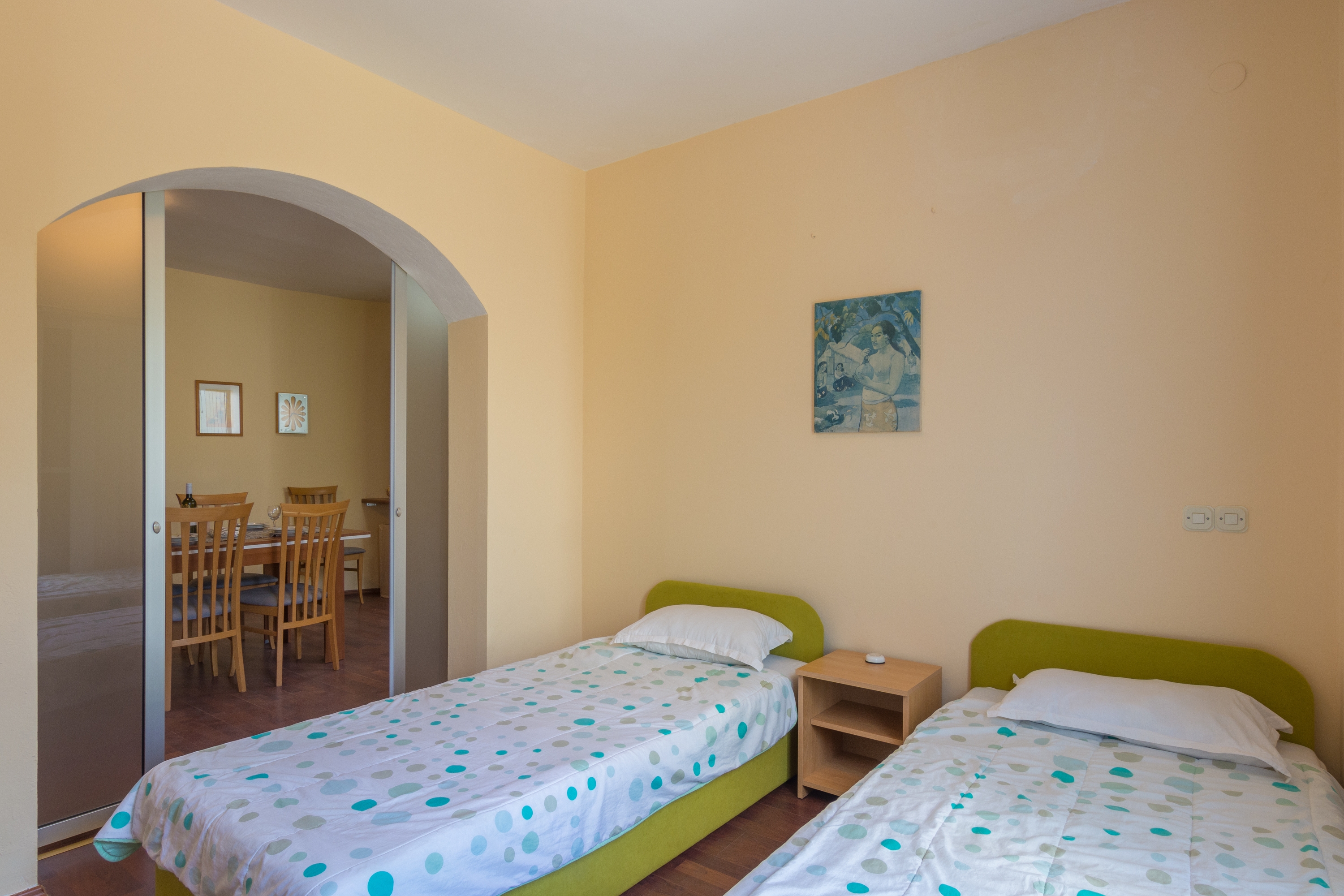 Two bedroom apartment with terrace and sea view Ljubač, Zadar  A-a