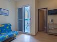 Obývací pokoj Ljubač, Obývací pokoj v ubytování typu apartment, s klimatizací, domácí mazlíčci povoleni a WiFi.