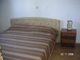 Bedroom 1 Ljubač, Bedroom 1 in the apartment, (pet friendly) and WiFi.