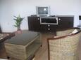 Living room Ljubač, Living room in the apartment, air condition available, (pet friendly) and WiFi.